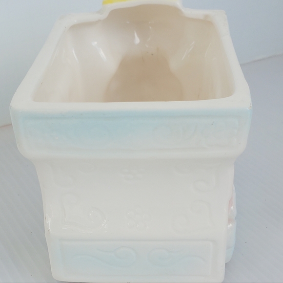 Rubens Originals Animal Train Planter Baby Nursery Chick Elephant Taiwan Vtg 80s - Picture 6 of 8